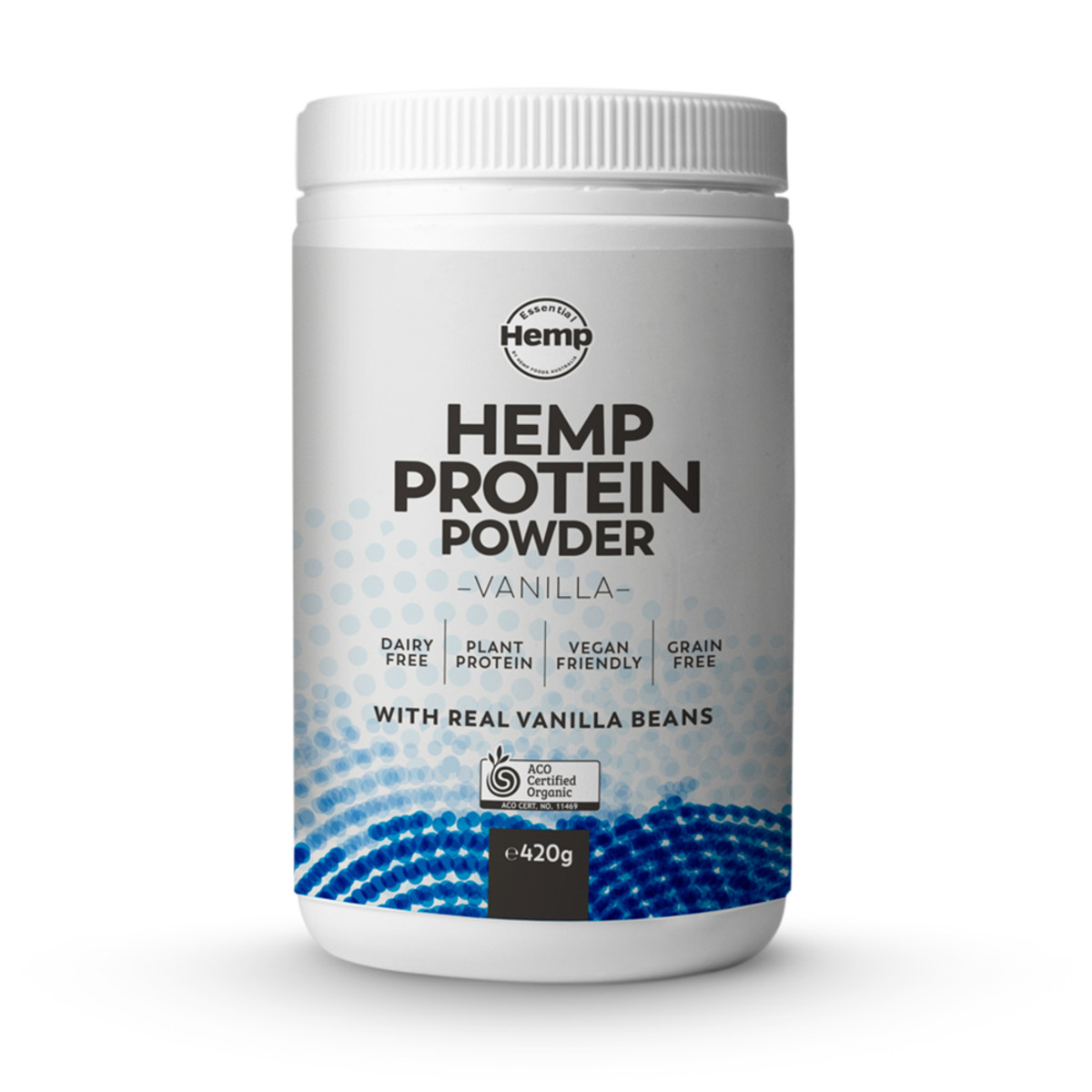 ESSENTIAL HEMP - Organic Hemp Protein Powder Vanilla 420g