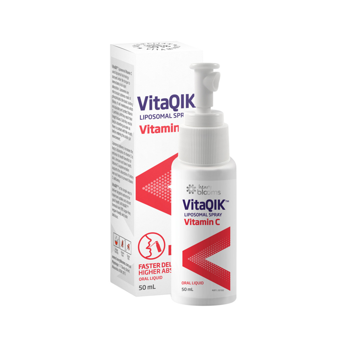 HENRY BLOOMS - VitaQIK Liposomal Spray Vitamin C