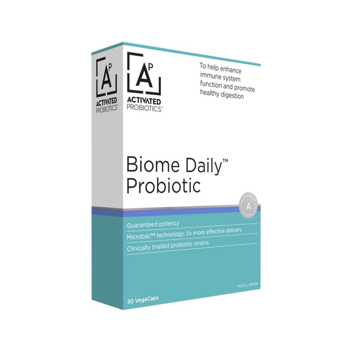 ACTIVATED PROBIOTICS - Biome Daily Probiotic 30vc