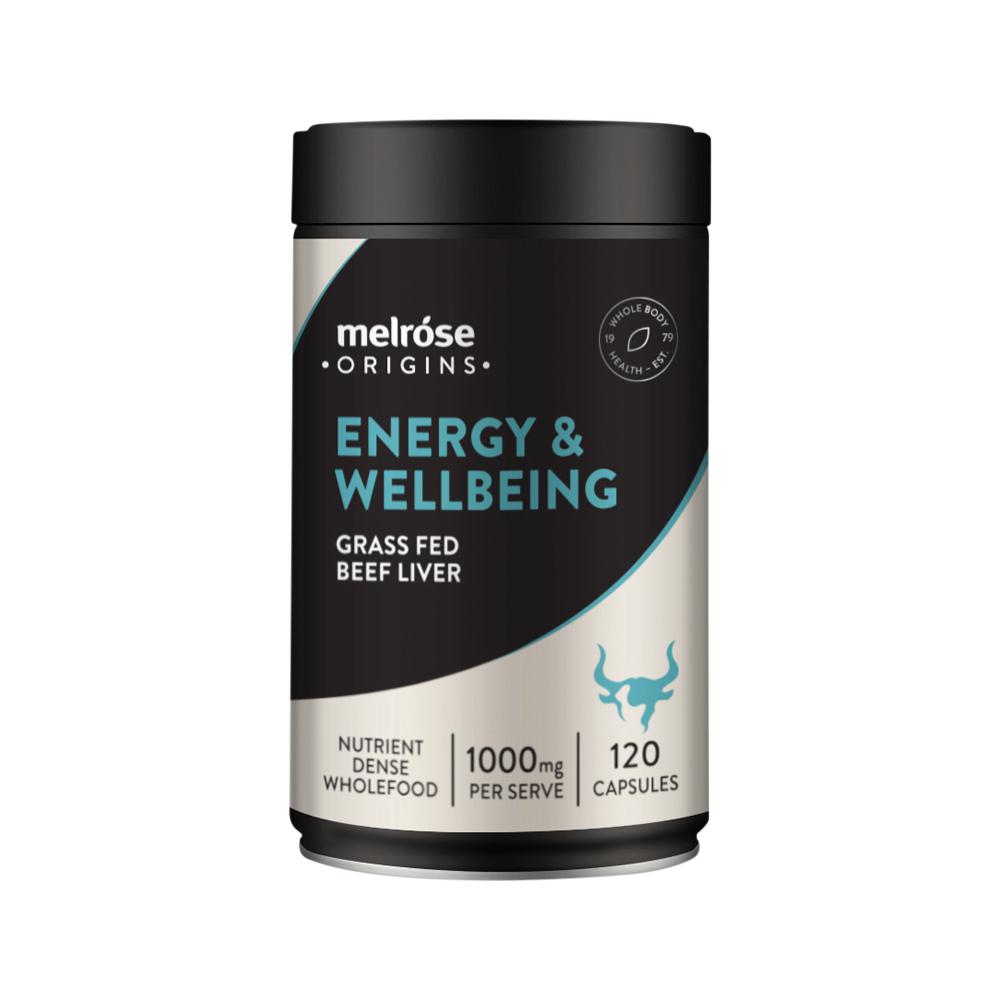 MELROSE - Energy & Wellbeing (Grass Fed Beef Liver 1000mg) 120c