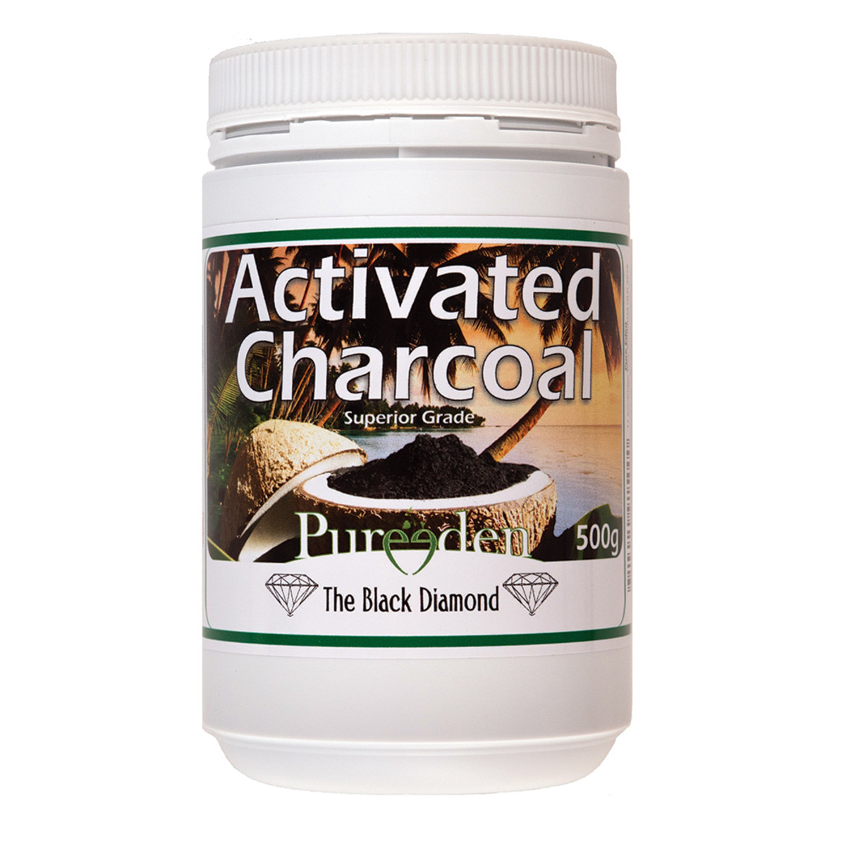 PURE EDEN - Activated Charcoal 500g