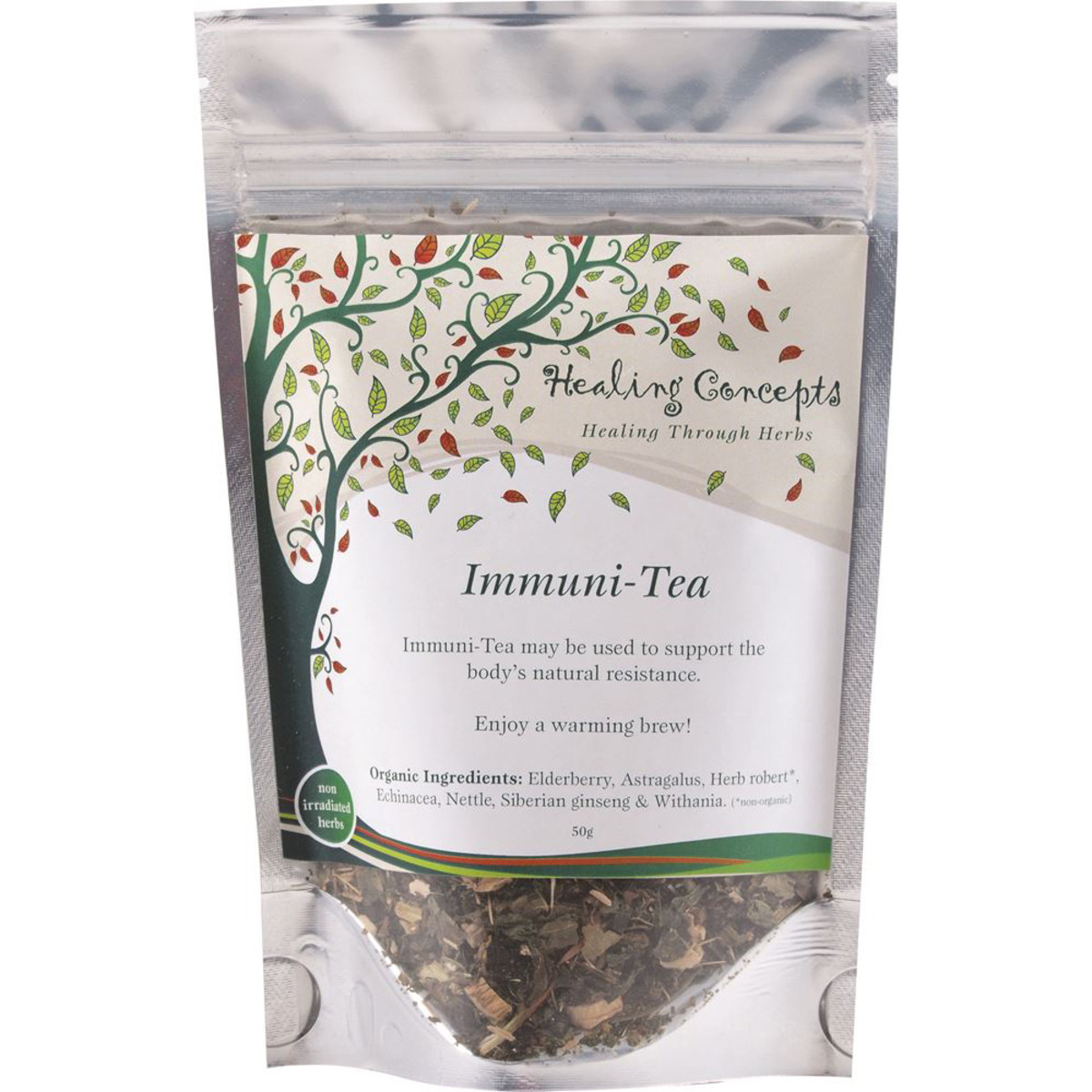 HEALING CONCEPTS TEAS - Healing Concepts Organic Blend Immuni-Tea 50g