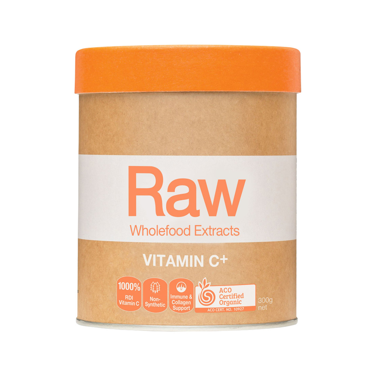 AMAZONIA - Raw Wholefood Extracts Organic Vitamin C+ (Passionfruit Flavour) 300g