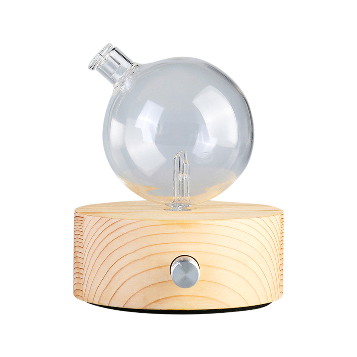 AMRITA COURT - Nebuliser (Diffuser) Wooden Base Geometry Round