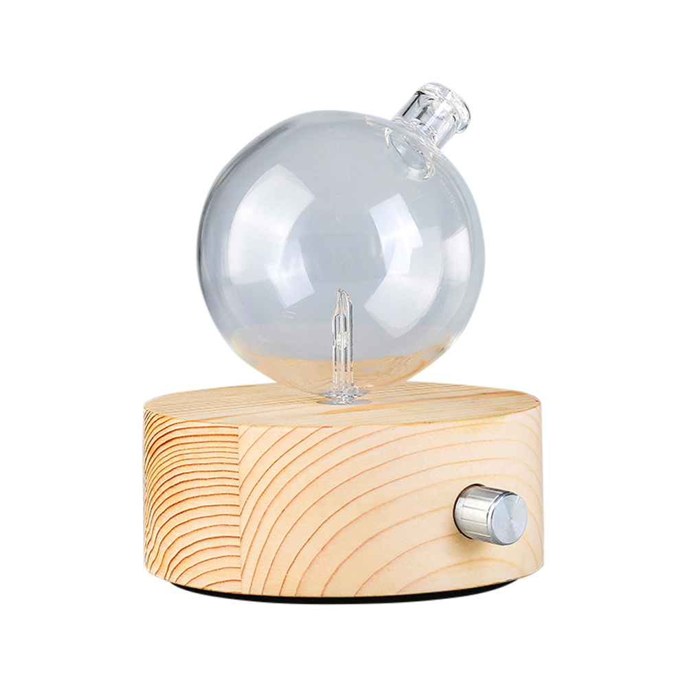 AMRITA COURT - Nebuliser (Diffuser) Wooden Base Geometry Round