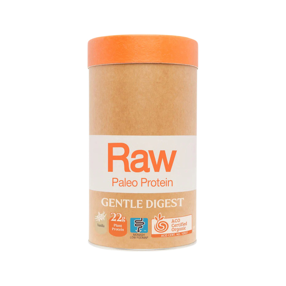 AMAZONIA - Raw Protein Organic Paleo Gentle Digest Vanilla 500g