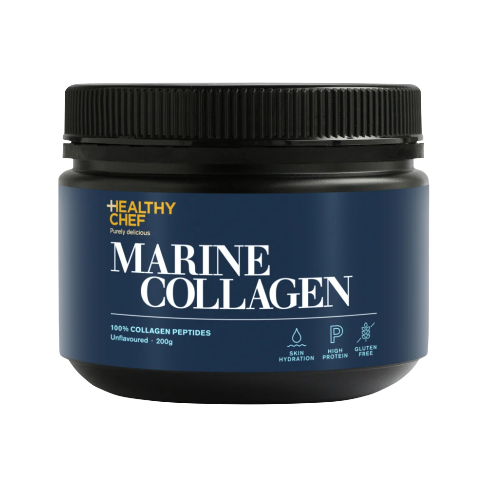 THE HEALTHY CHEF - Marine Collagen (100% Collagen Peptides) Unflavoured 200g