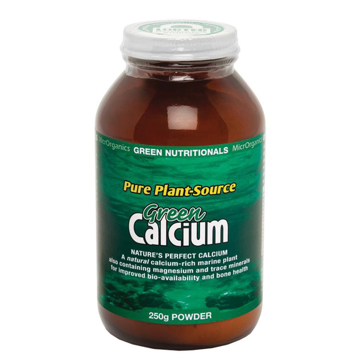 GREEN NUTRITIONALS - Pure Plant-Source Green Calcium Powder 250g