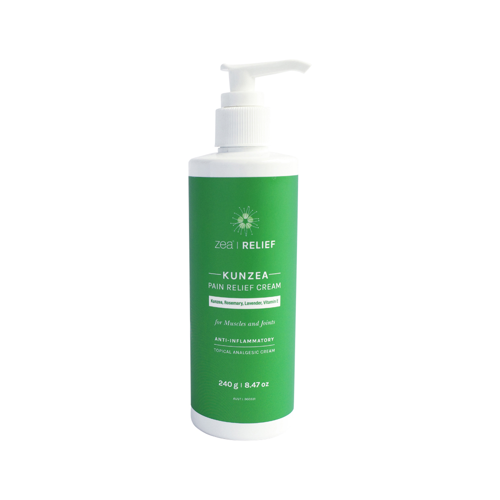 ZEA RELIEF - Kunzea Pain Relief Cream Rosemary Lavender Vitamin E 420g