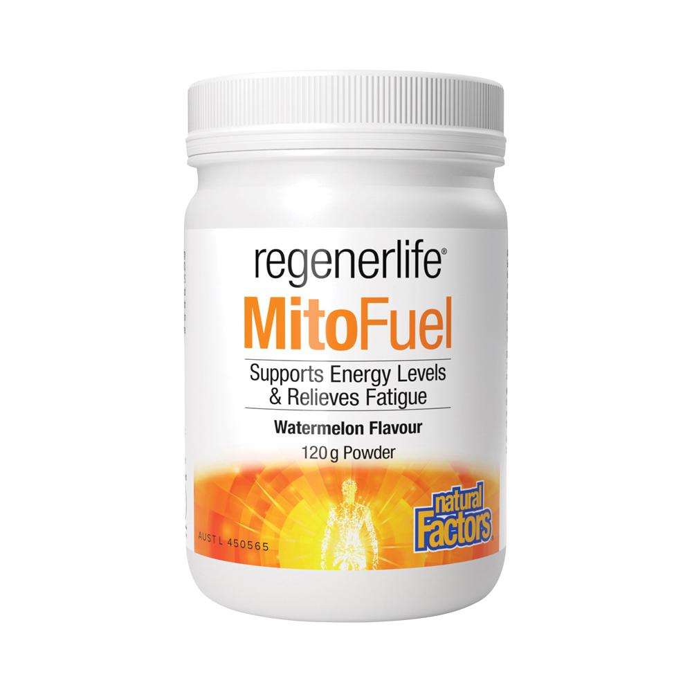 NATURAL FACTORS - Regenerlife MitoFuel Watermelon 120g