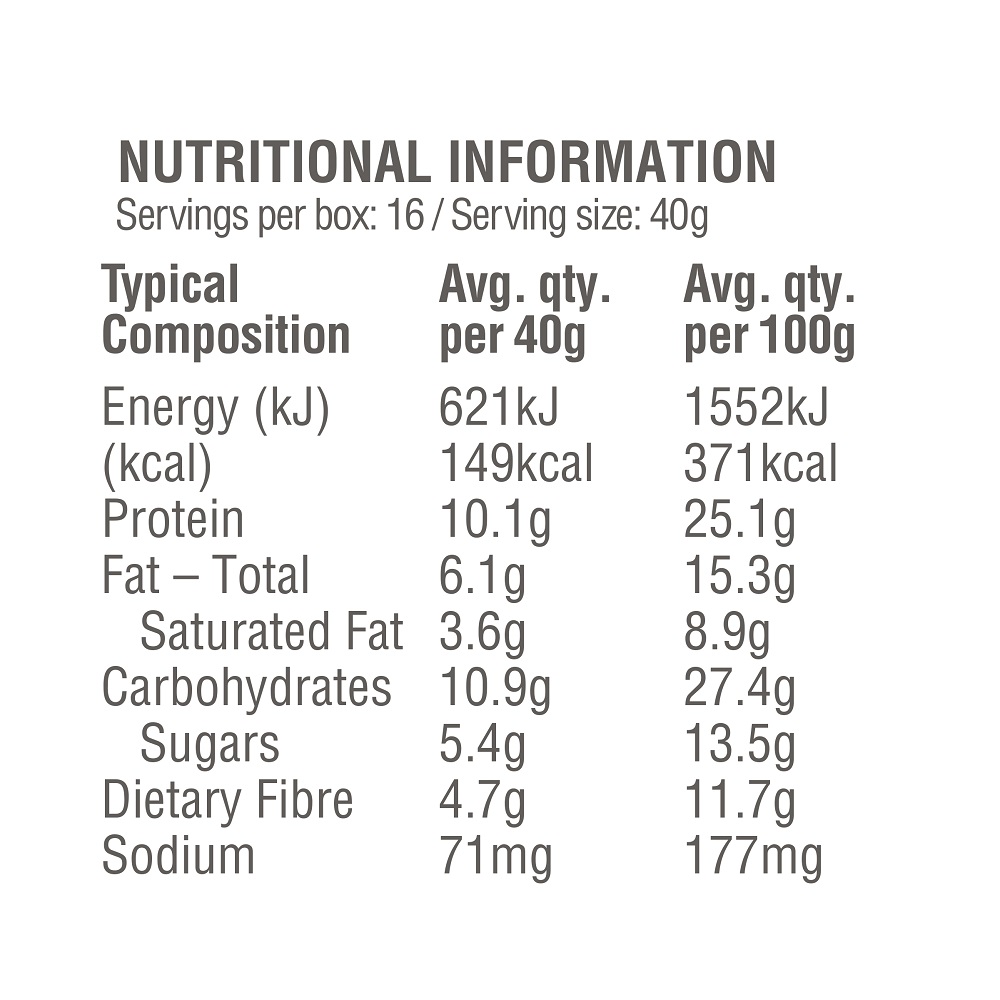AMAZONIA - Raw Protein Bar Triple Choc Brownie 40g x 10 40 g
