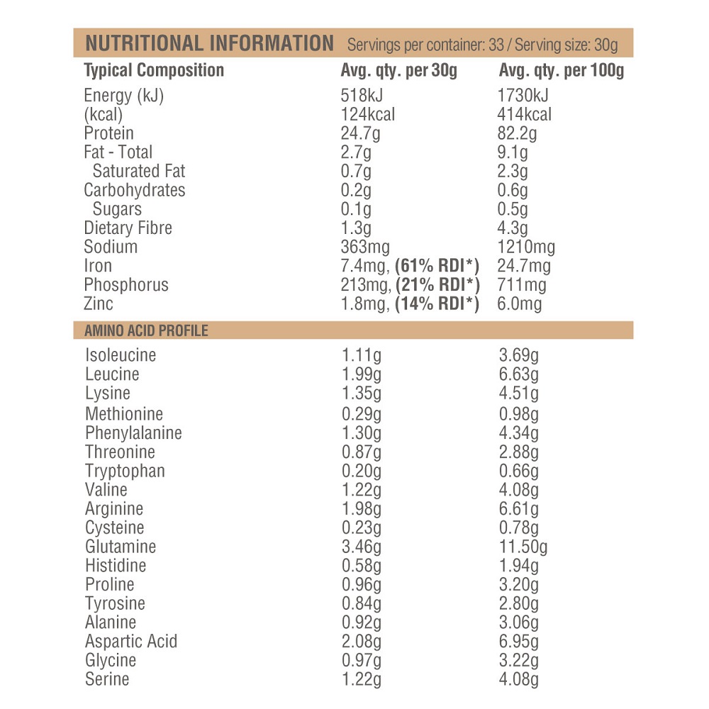 AMAZONIA - Raw Protein Organic Isolate 1kg