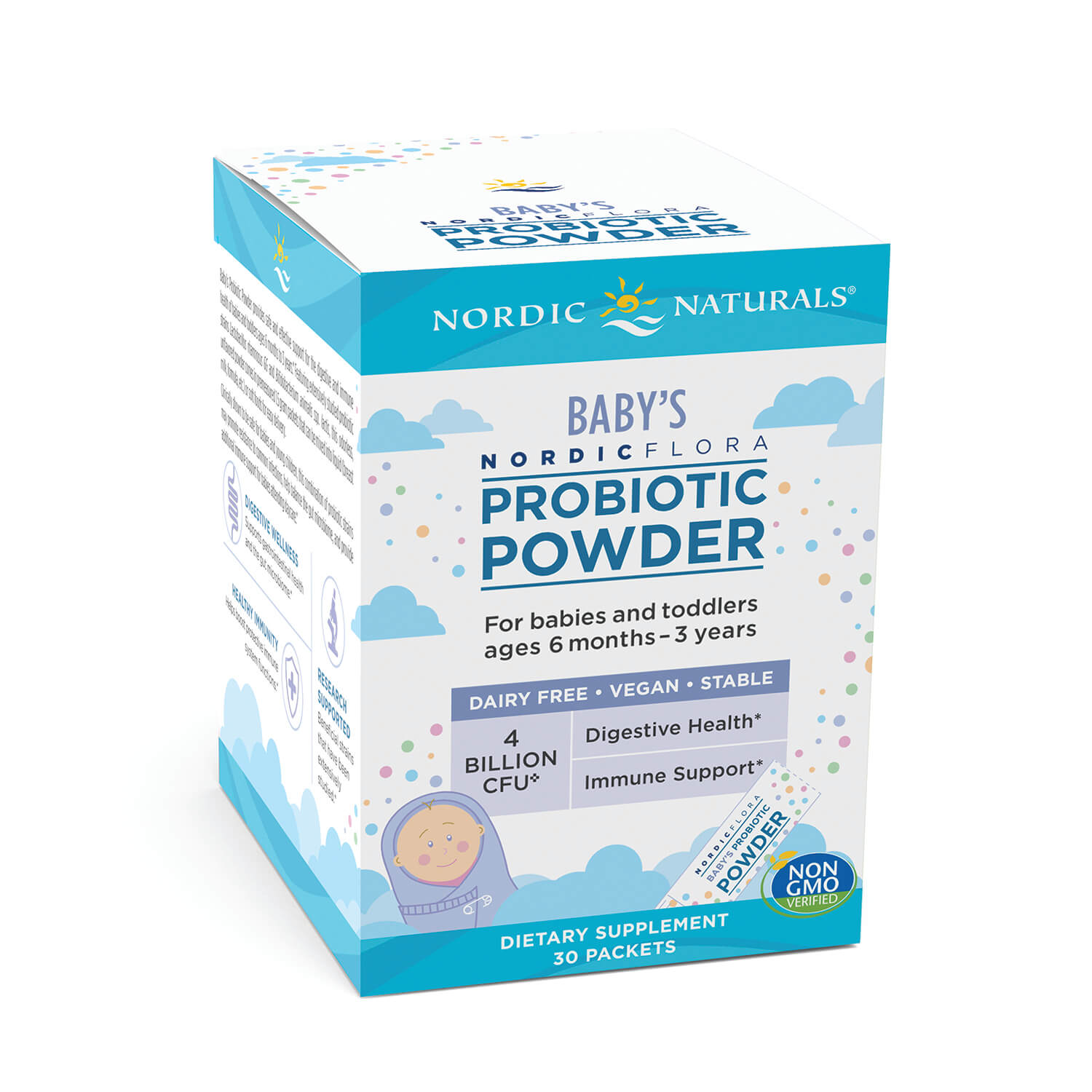 Nordic Naturals - Baby's Nordic Flora Probiotic Powder 30 packets