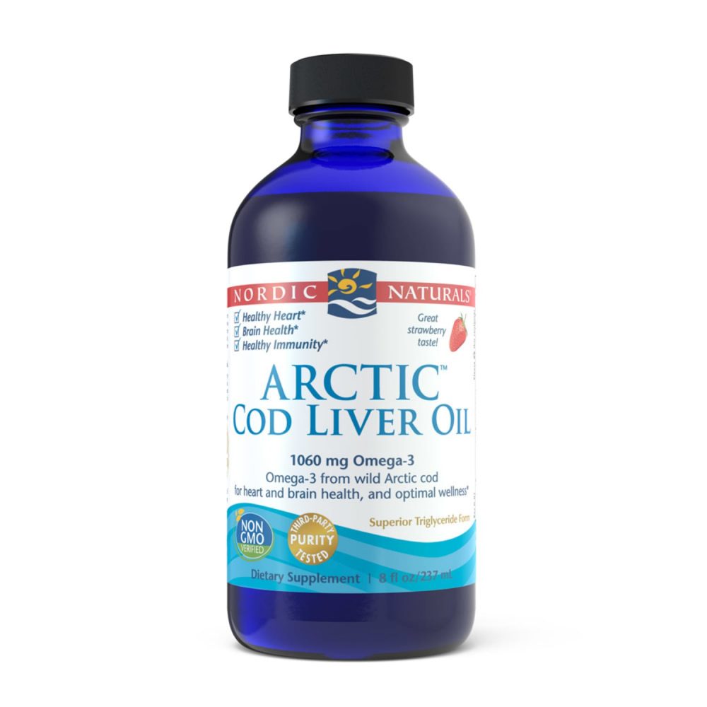 Nordic Naturals - Arctic Cod Liver Oil Liquid - Lemon, 237ml