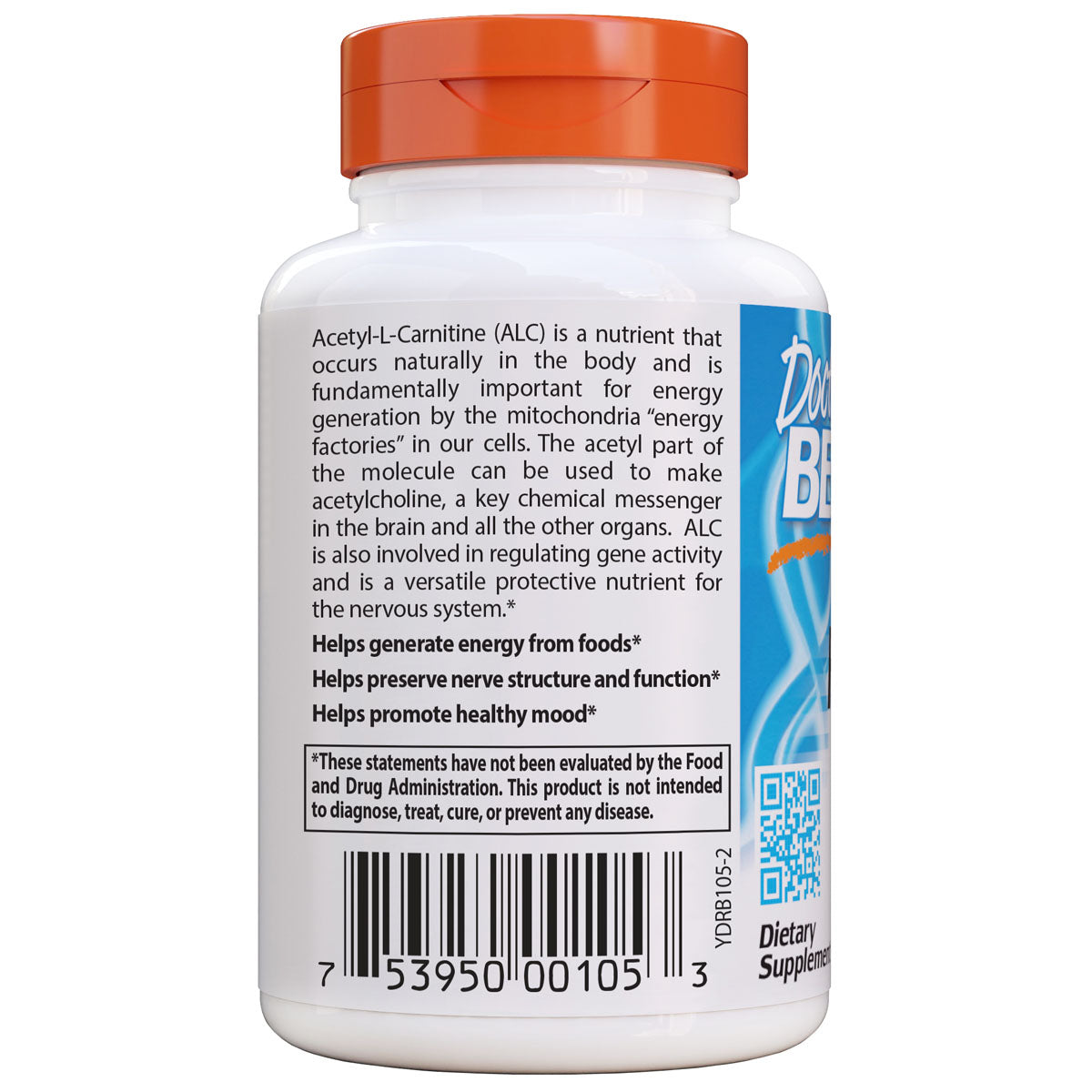 Doctor's Best - Acetyl-L-Carnitine (500mg) 60c