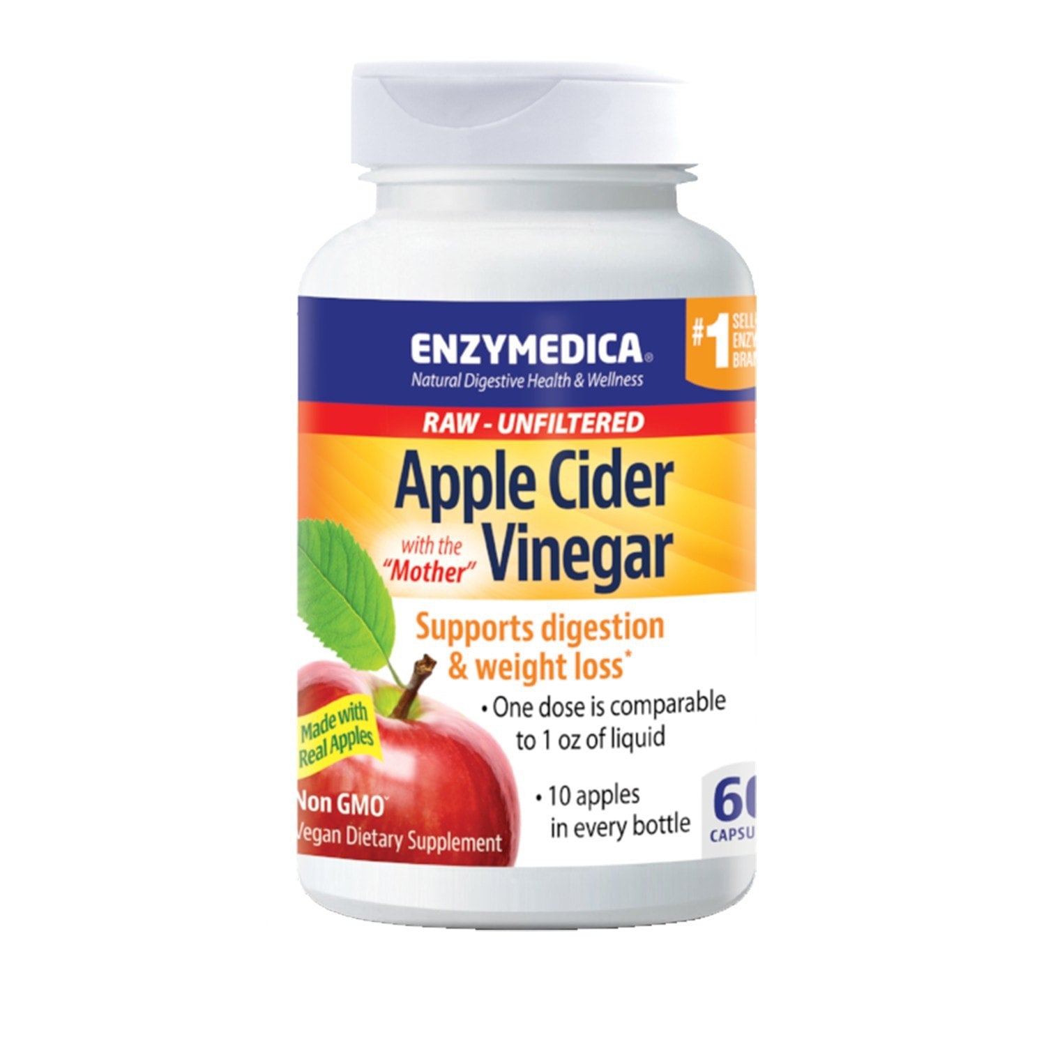 Enzymedica - Apple Cider Vinegar 60vc