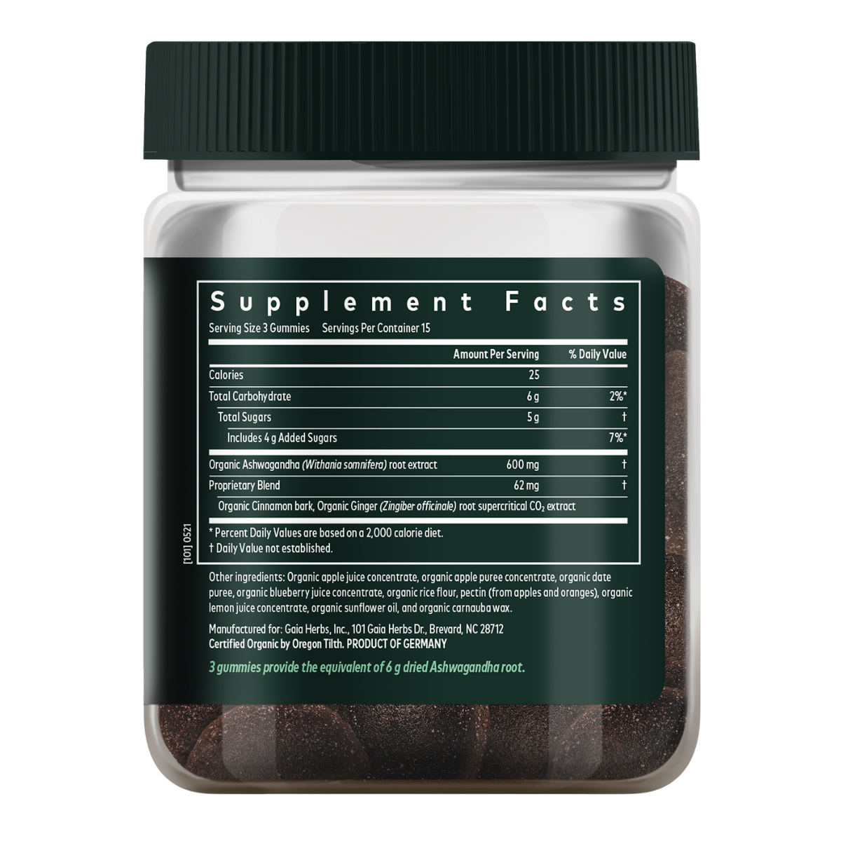 Gaia Herbs - Ashwagandha Gummies 45 gummies