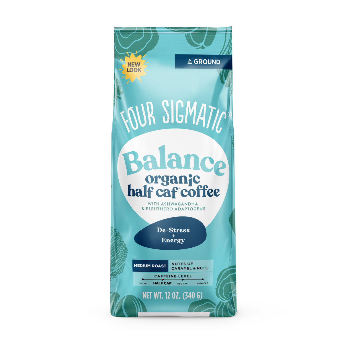 Four Sigmatic - Balance Organic Half Caf Coffee (Ground) 283g