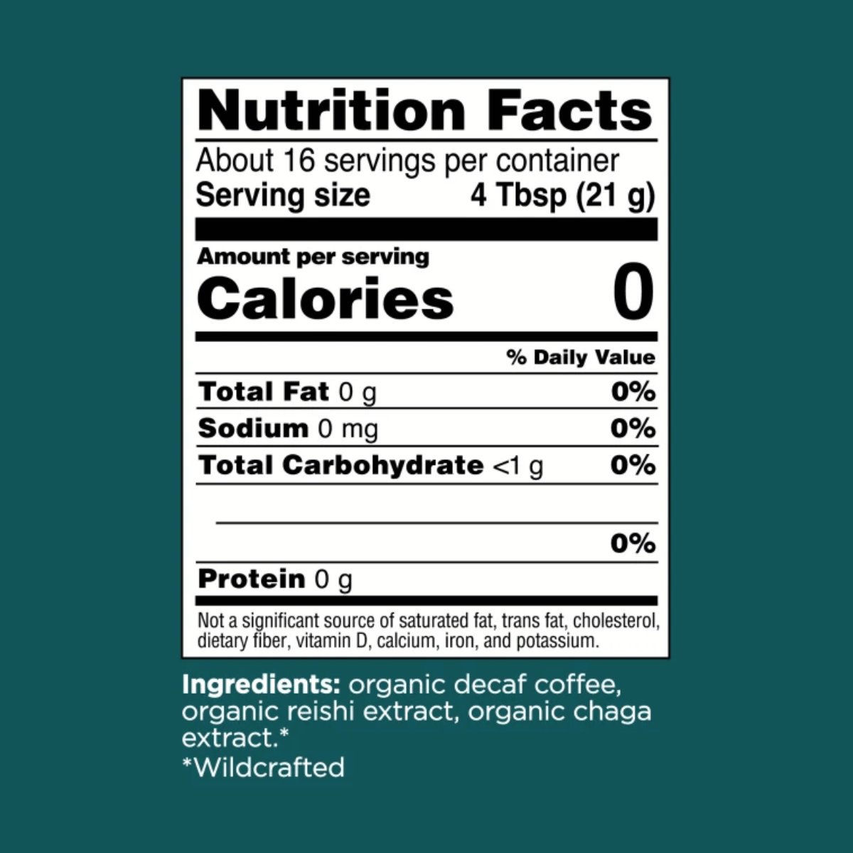 Four Sigmatic - Calm Organic Decaf Coffee (Ground) 340g