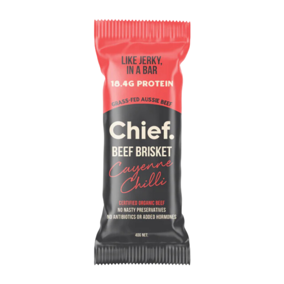 Chief - Beef Bar 40g - Traditional, Box of 12