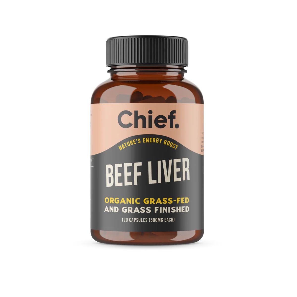 Chief - Encapsulated Products - Organic Beef Liver, 120c