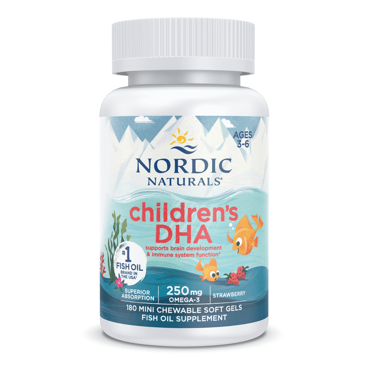 Nordic Naturals - Children's DHA - Strawberry, 90sg