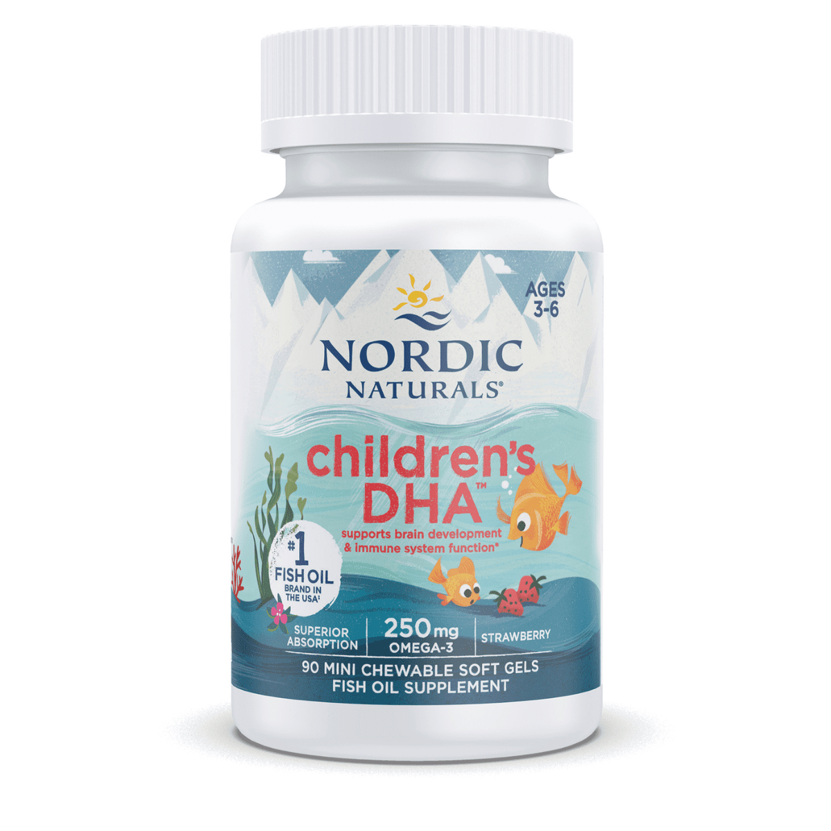 Nordic Naturals - Children's DHA - Strawberry, 90sg