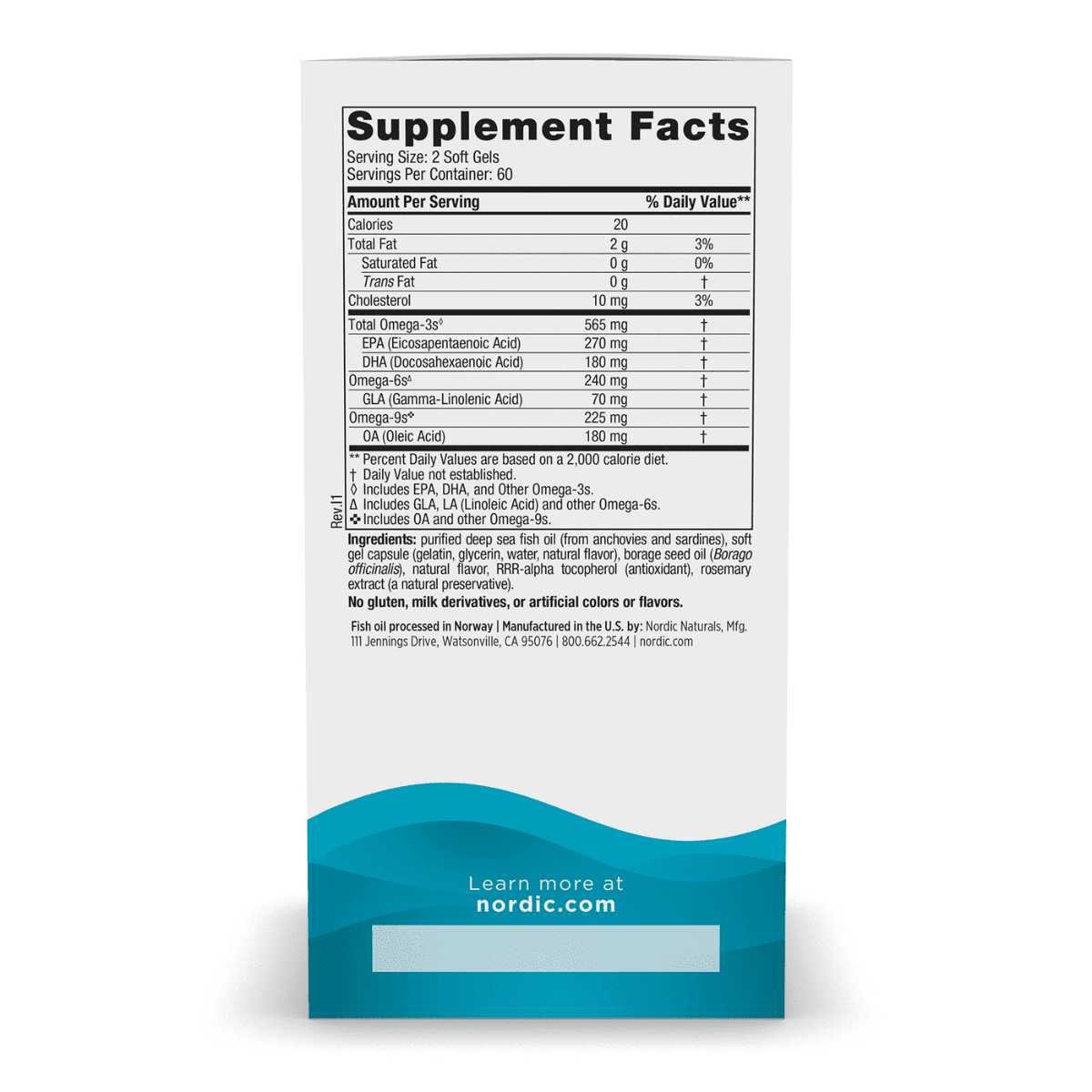 Nordic Naturals - Complete Omega - 60sg