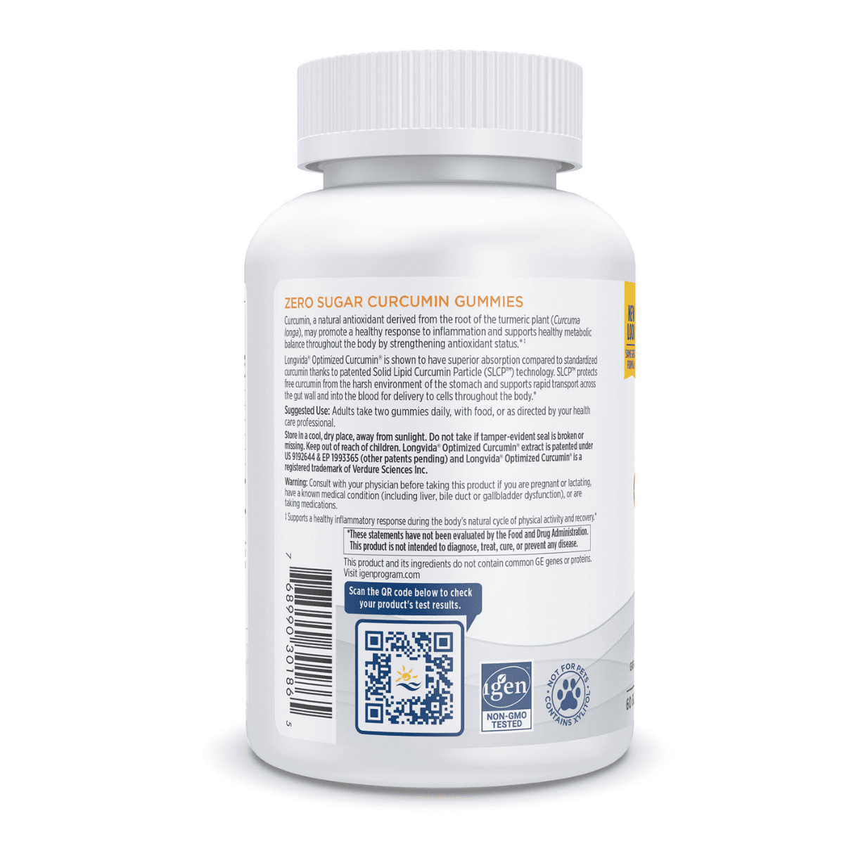 Nordic Naturals - Zero Sugar Curcumin Gummies - Mango 60 gummies