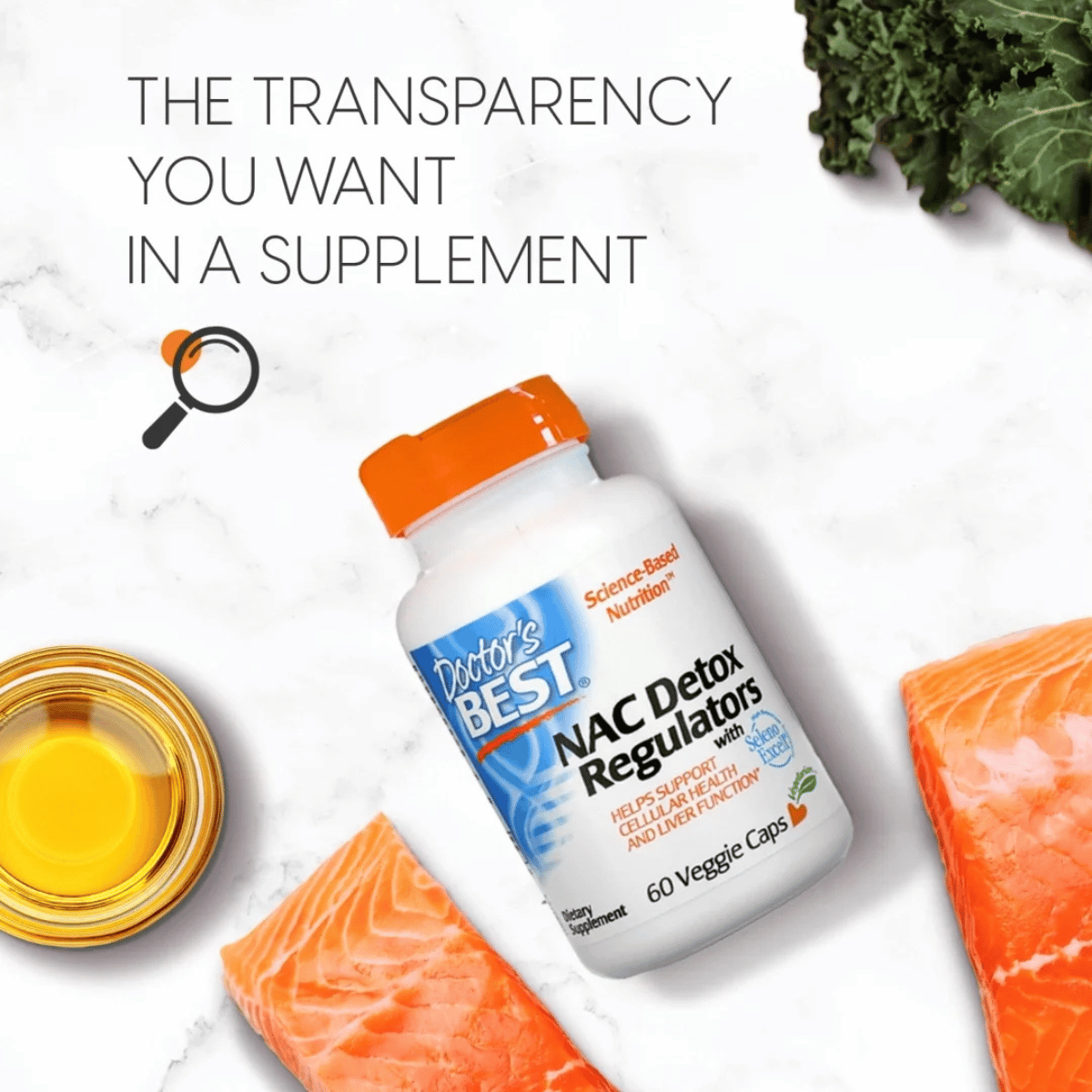 Doctor's Best - NAC Detox Regulators - 180vc