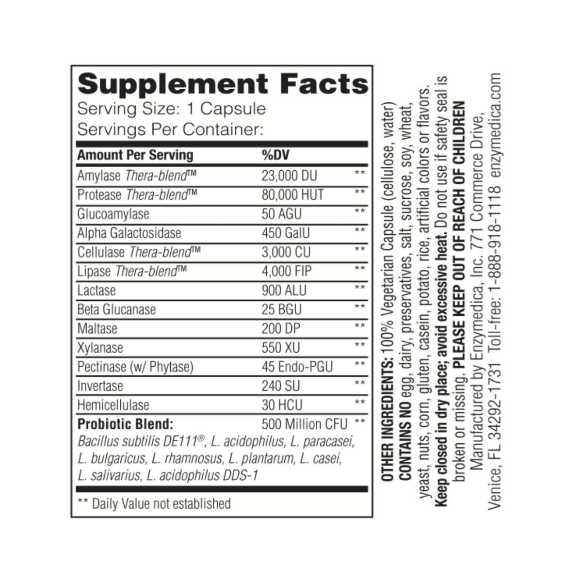 Enzymedica - Digest Gold + Probiotics - 45vc