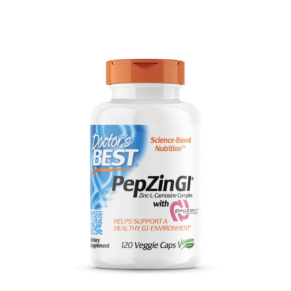 Doctor's Best - PepZinGI Zinc-L-Carnosine Complex 120vc