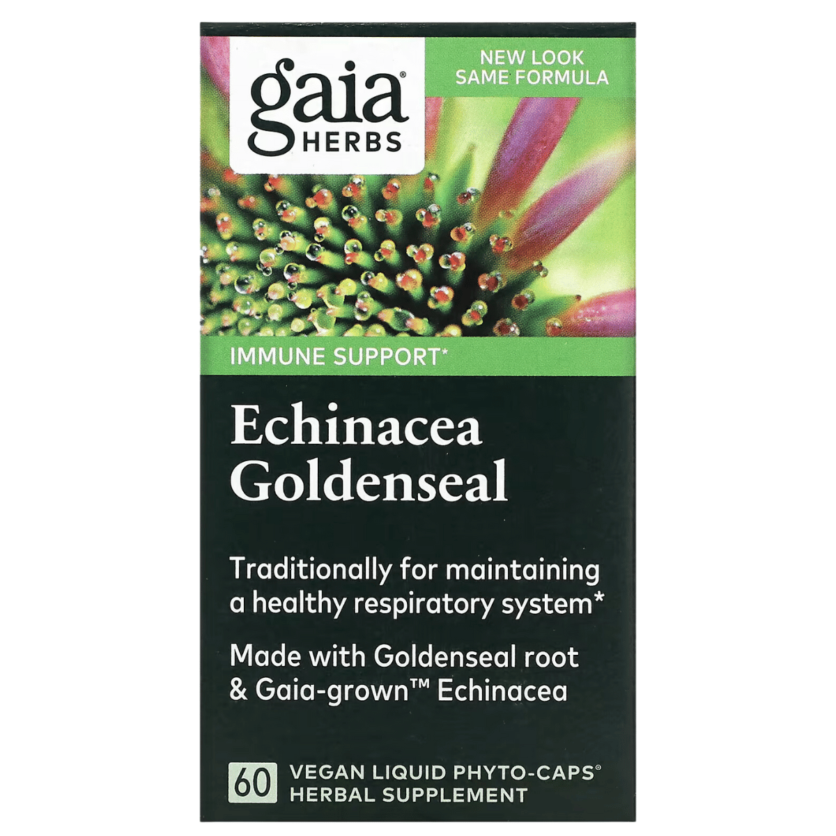 Gaia Herbs - Echinacea Goldenseal Supreme 60vc
