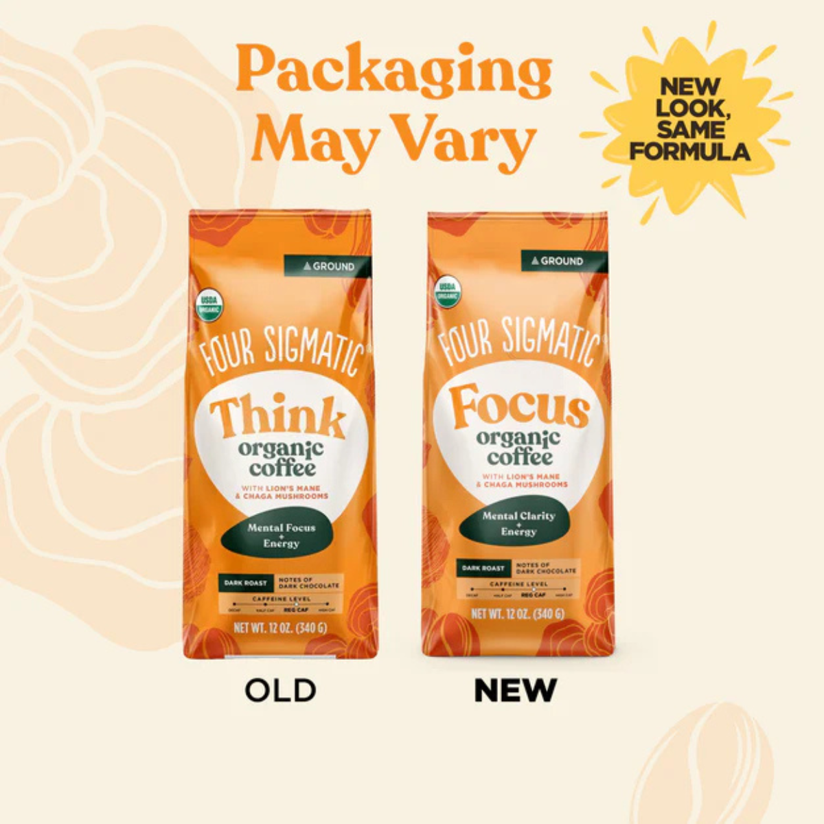 Four Sigmatic - Focus Organic Coffee (Ground) 283g