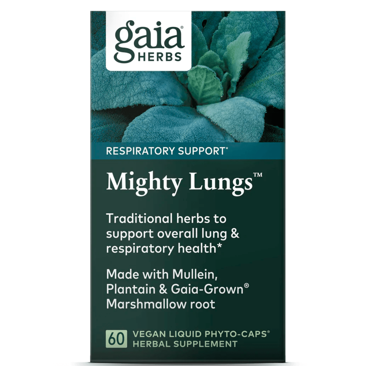 Gaia Herbs - Mighty Lungs 60vc