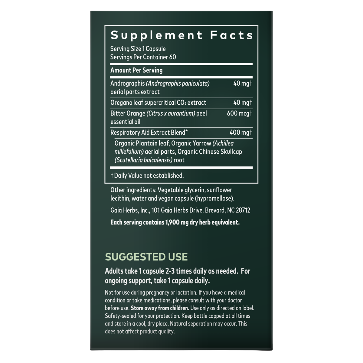 Gaia Herbs - Sinus & Lung Supreme 60vc