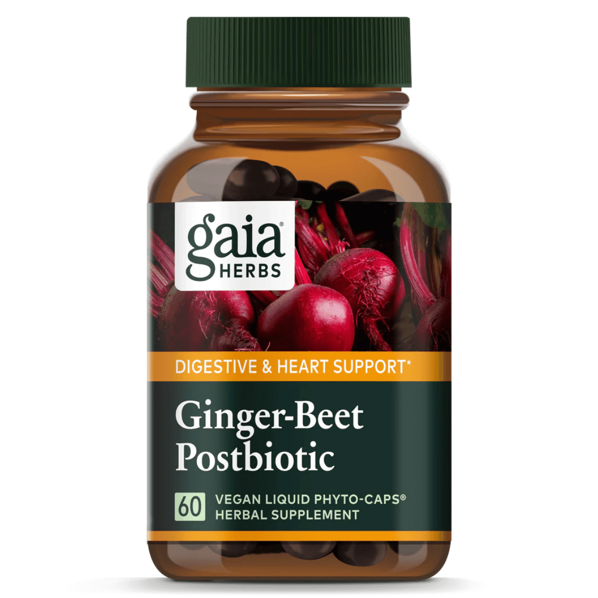 Gaia Herbs - Ginger-Beet Postbiotic 60vc