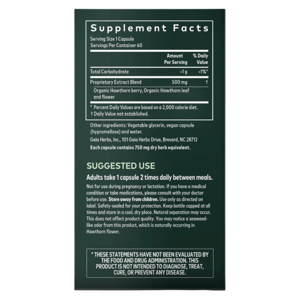 Gaia Herbs - Hawthorn Supreme 60vc