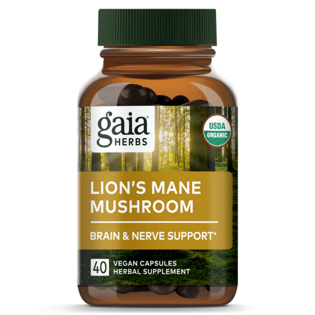 Gaia Herbs - Lion's Mane Mushroom 40vc