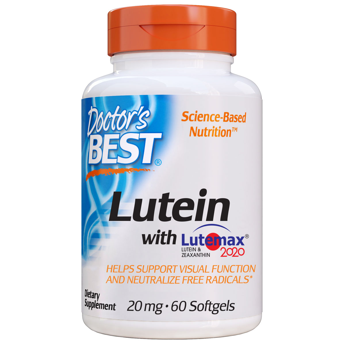 Doctor's Best - Lutein with Lutemax® (20mg) - 60sg