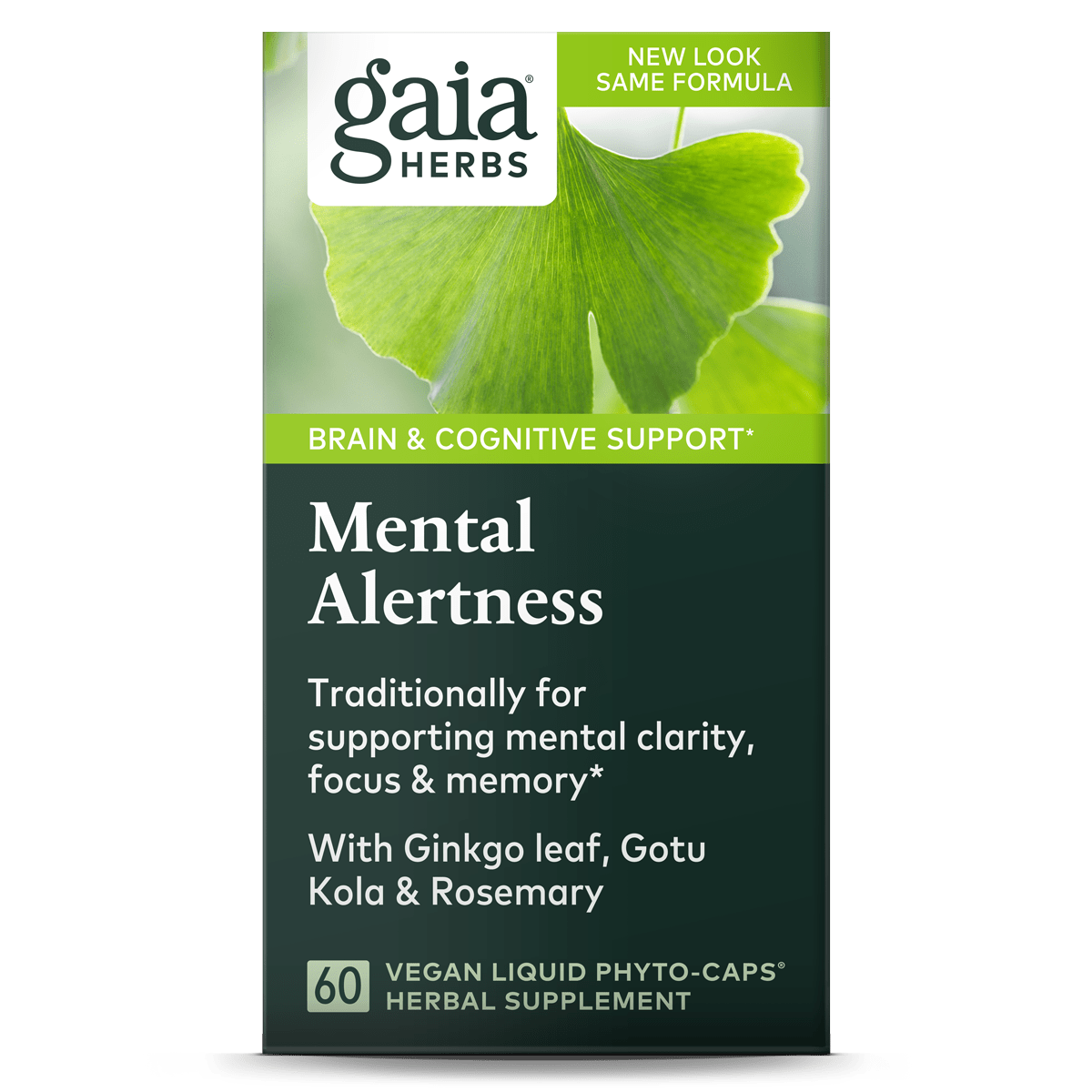 Gaia Herbs - Mental Alertness 60vc
