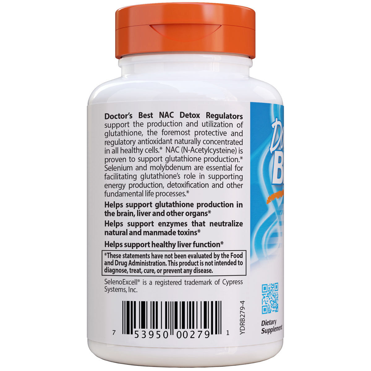 Doctor's Best - NAC Detox Regulators - 180vc