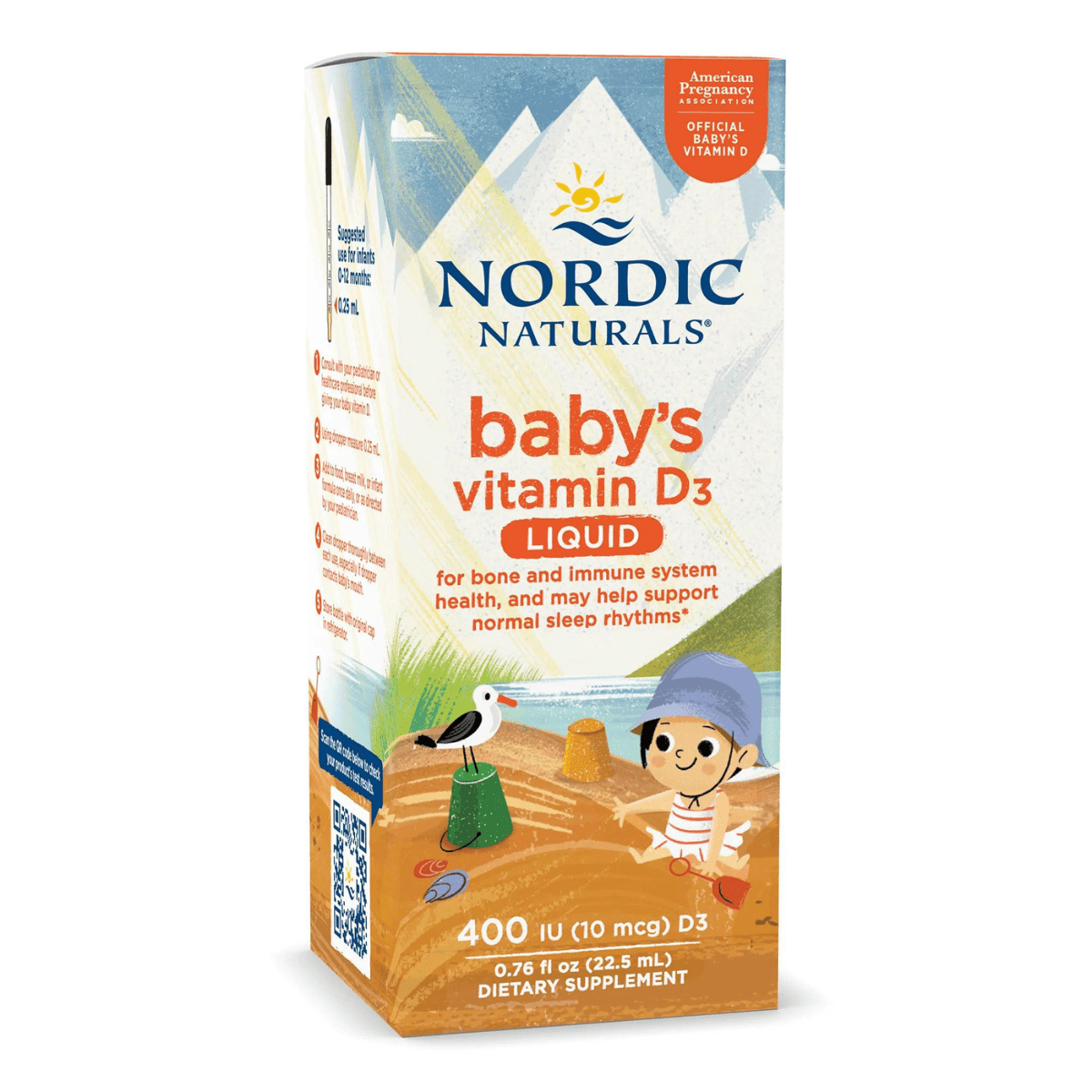 Nordic Naturals - Baby’s Vitamin D3 Liquid – Unflavoured 22ml