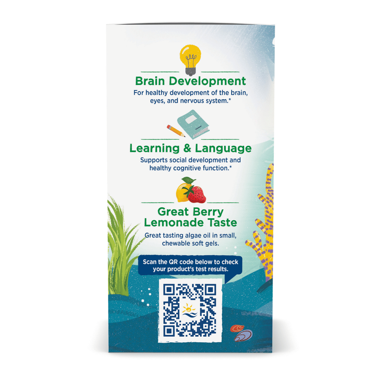 Nordic Naturals - Childrens DHA Vegetarian - Berry Lemonade 120sg