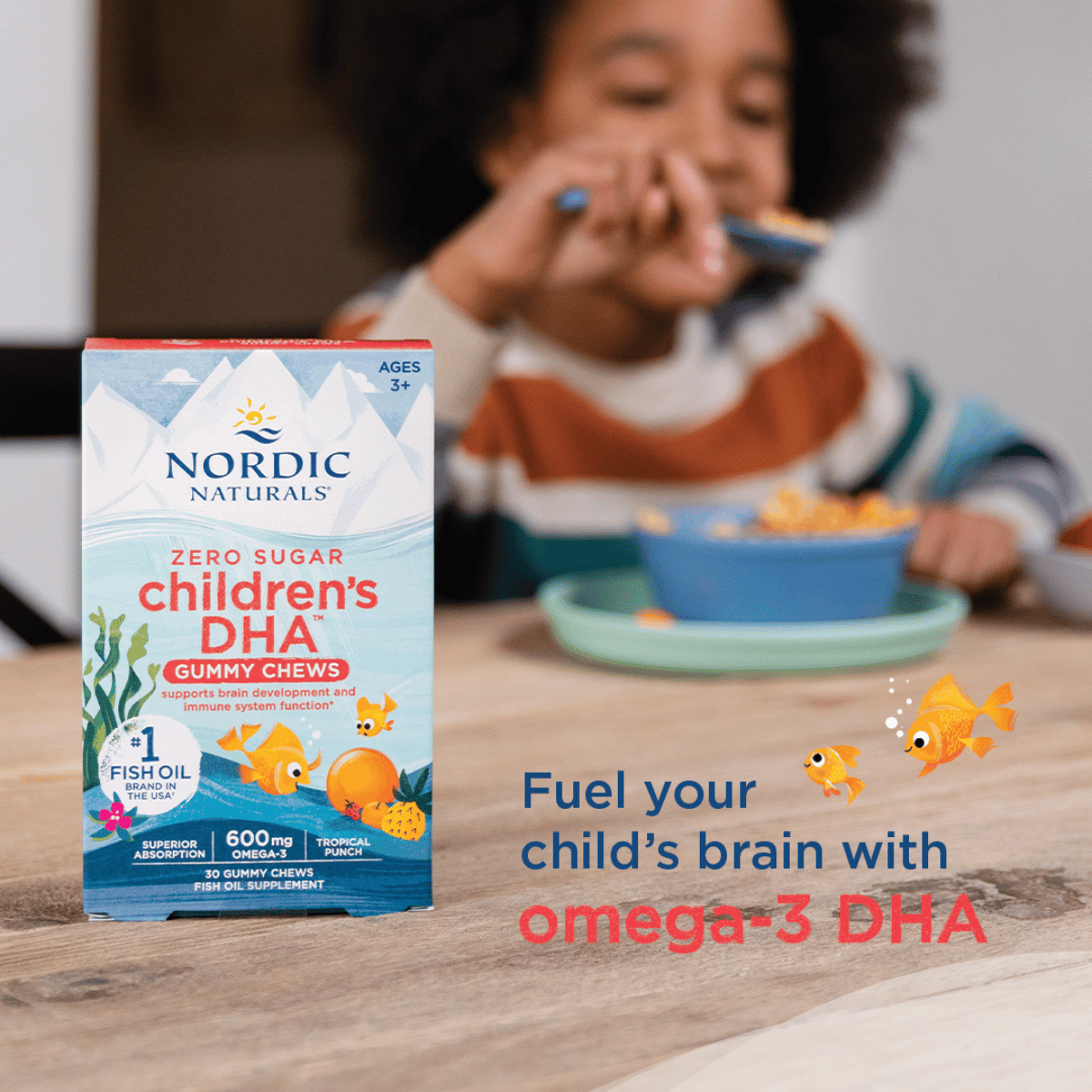 Nordic Naturals - Children’s DHA Gummies - Tropical Punch 30 gummies