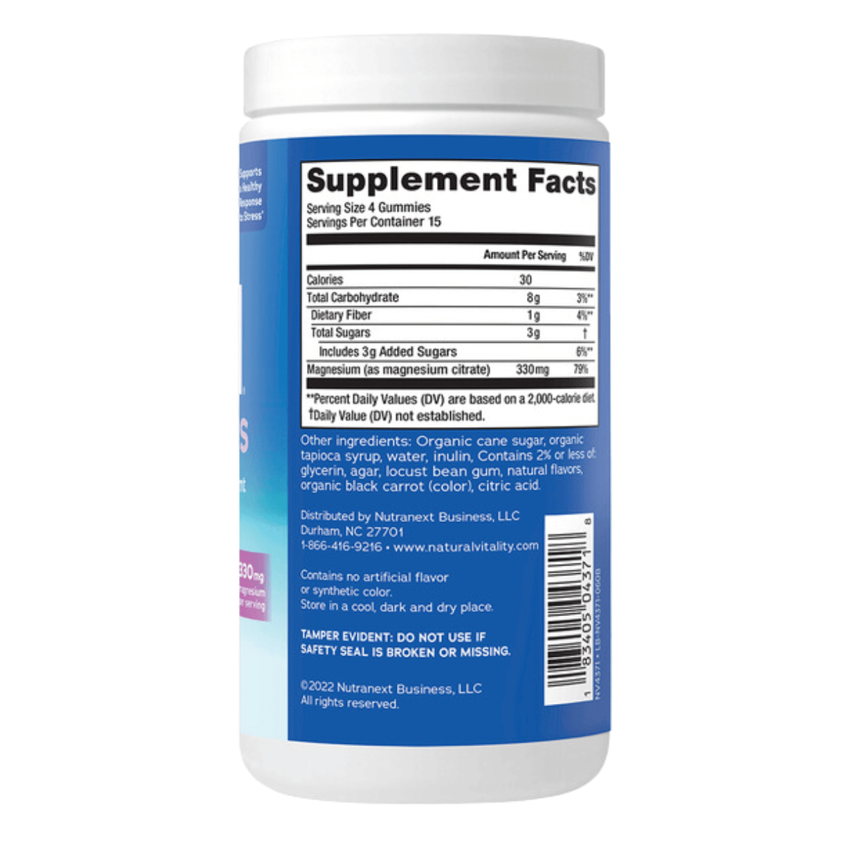 Natural Vitality - CALM® Gummies - Raspberry Lemon Flavour 60 gummies