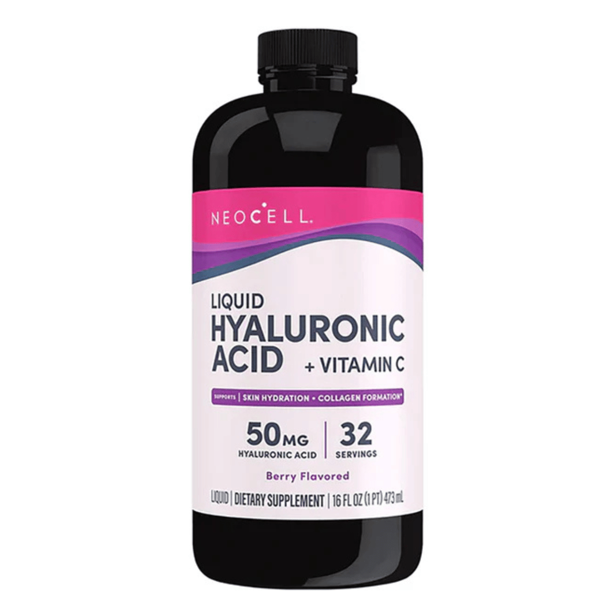 NeoCell - Hyaluronic Acid + Vitamin C Berry Liquid 473ml