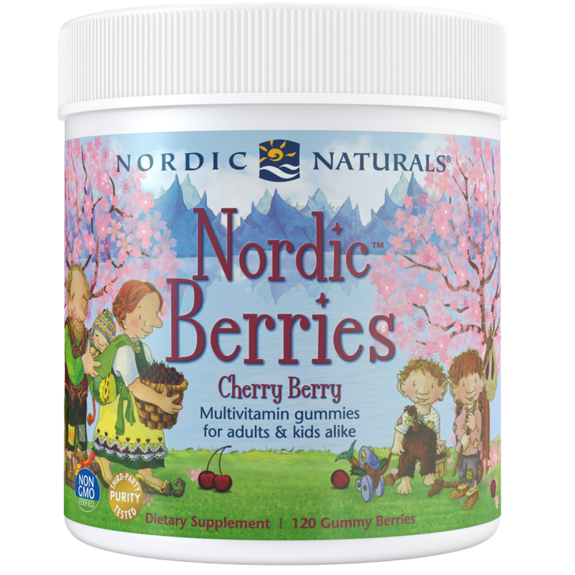 Nordic Naturals - Nordic Berries Multivitamin - Cherry Berry, 120 chews