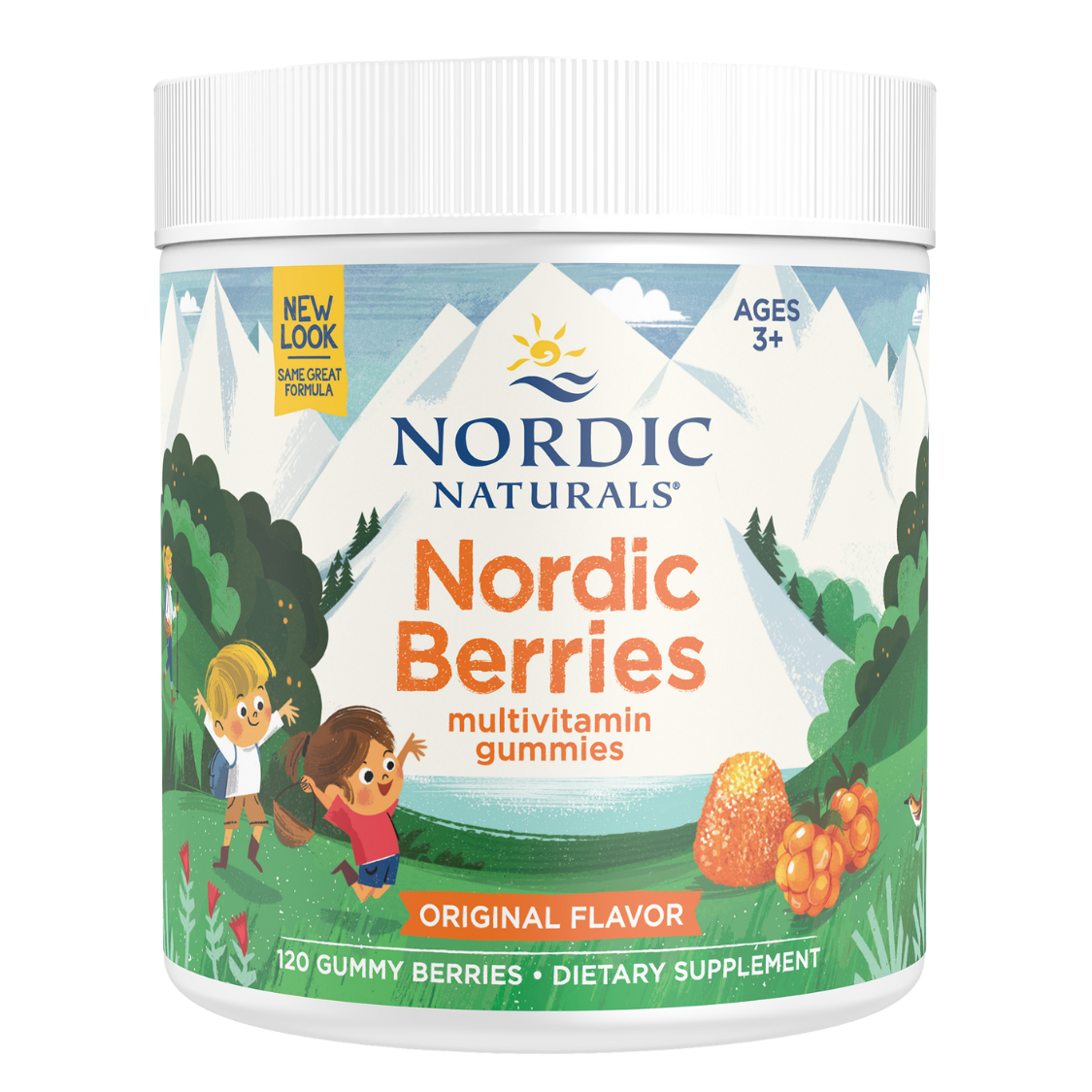 Nordic Naturals - Nordic Berries Multivitamin - Cherry Berry, 120 chews