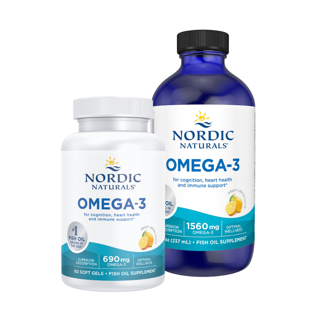 Nordic Naturals - Omega-3 Liquid - Lemon - 237ml